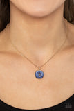 Paparazzi "Moon Magic" Blue Necklace & Earring Set Paparazzi Jewelry