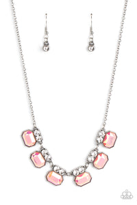 Paparazzi "Interstellar Inspiration" Pink Necklace & Earring Set Paparazzi Jewelry