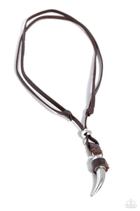 Paparazzi "Show Your Claws" Brown Mens Urban Necklace Unisex Paparazzi Jewelry