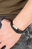 Paparazzi "Rest Easy" White Mens Bracelet Unisex Paparazzi Jewelry