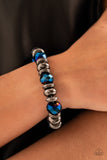Paparazzi "Power Pose" Blue Exclusive Bracelet Paparazzi Jewelry