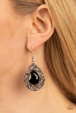 Paparazzi "Nest Nouveau" Black Earrings Paparazzi Jewelry