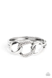 Paparazzi "BOMBSHELL Squad" White Bracelet Paparazzi Jewelry