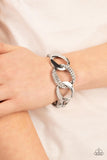 Paparazzi "BOMBSHELL Squad" White Bracelet Paparazzi Jewelry