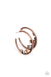 Paparazzi "Attractive Allure" Copper Post Earrings Paparazzi Jewelry