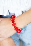 Paparazzi "Keep GLOWING Forward" Red Bracelet Paparazzi Jewelry