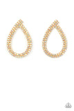Paparazzi "Diva Dust" Gold Post Earrings Paparazzi Jewelry