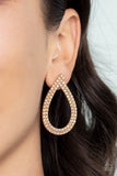 Paparazzi "Diva Dust" Gold Post Earrings Paparazzi Jewelry