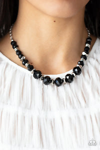 Paparazzi "Cosmic Cadence" Black Necklace & Earring Set Paparazzi Jewelry