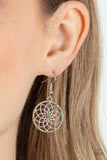 Paparazzi "Springtime Salutations" Green Earrings Paparazzi Jewelry