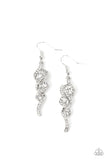 Paparazzi "Highly Flammable" White Earrings Paparazzi Jewelry