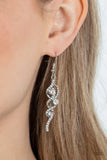 Paparazzi "Highly Flammable" White Earrings Paparazzi Jewelry
