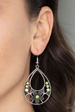 Paparazzi "Meadow Marvel" Green Earrings Paparazzi Jewelry