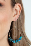 Paparazzi "Hawaiian Kiss" Blue Earrings Paparazzi Jewelry