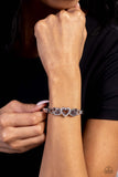 Paparazzi "Seriously Smitten" Purple Bracelet Paparazzi Jewelry