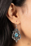 Paparazzi "Palace Perfection" Blue Earrings Paparazzi Jewelry