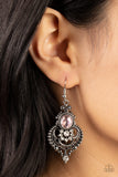 Paparazzi "Castle Chateau" Pink Earrings Paparazzi Jewelry