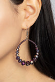 Paparazzi "Astral Aesthetic" Purple Earrings Paparazzi Jewelry