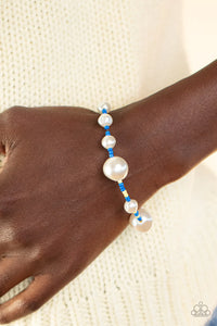 Paparazzi "Contemporary Coastline" Blue Bracelet Paparazzi Jewelry