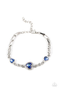 Paparazzi "Amor Actually" Blue Bracelet Paparazzi Jewelry