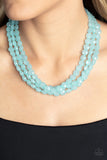 Paparazzi "Boundless Bliss" Blue Necklace & Earring Set Paparazzi Jewelry