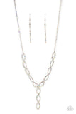 Paparazzi "Infinitely Icy" Multi Necklace & Earring Set Paparazzi Jewelry