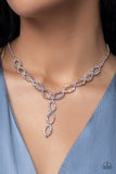 Paparazzi "Infinitely Icy" Multi Necklace & Earring Set Paparazzi Jewelry