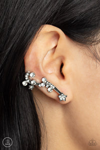 Paparazzi "Astral Anthem" White Post Earrings Paparazzi Jewelry