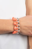 Paparazzi "Beachside Brunch" Orange Bracelet Paparazzi Jewelry