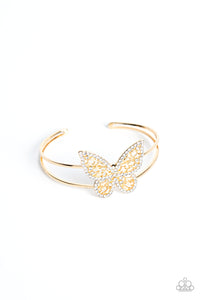 Paparazzi "Butterfly Bella" Gold Bracelet Paparazzi Jewelry