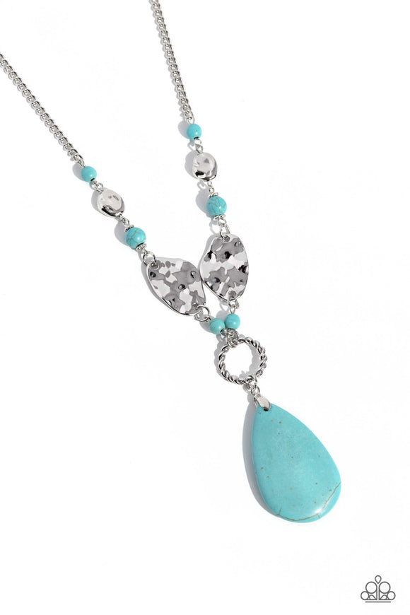 Paparazzi Necklaces - Because I'm the Bride - Blue – jewelryandbling.com