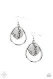 Paparazzi "Artisan Refuge" Silver Fashion Fix Earrings Paparazzi Jewelry