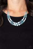 Paparazzi "Vera-CRUZIN" Blue Necklace & Earring Set Paparazzi Jewelry