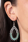 Paparazzi "Lucid Luster" Green Earrings Paparazzi Jewelry