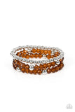 Paparazzi "Prismatic Perceptions" Brown Bracelet Paparazzi Jewelry