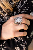 Paparazzi "Starry Serenity" White Exclusive Ring Paparazzi Jewelry
