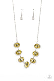 Paparazzi "Unleash Your Sparkle" Yellow Necklace & Earring Set Paparazzi Jewelry