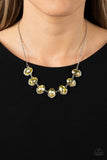 Paparazzi "Unleash Your Sparkle" Yellow Necklace & Earring Set Paparazzi Jewelry