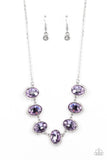 Paparazzi "Unleash Your Sparkle" Purple Necklace & Earring Set Paparazzi Jewelry