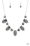 Paparazzi "Prismatic Proposal" Silver Necklace & Earring Set Paparazzi Jewelry