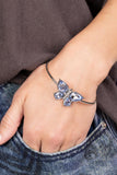 Paparazzi "Butterfly Beatitude" Blue Bracelet Paparazzi Jewelry