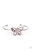 Paparazzi "Butterfly Beatitude" Pink Bracelet Paparazzi Jewelry