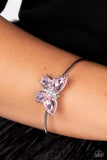 Paparazzi "Butterfly Beatitude" Pink Bracelet Paparazzi Jewelry