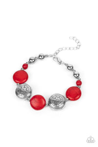 Paparazzi "Oasis Orchard" Red Bracelet Paparazzi Jewelry