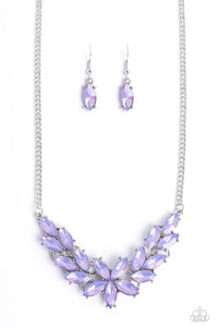 Paparazzi "Ethereal Efflorescence" Purple Necklace & Earring Set Paparazzi Jewelry