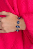 Paparazzi "Speckled Shimmer" Blue Bracelet Paparazzi Jewelry