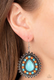 Paparazzi "Sagebrush Sabbatical" Blue Earrings Paparazzi Jewelry