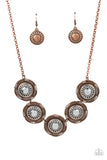 Paparazzi "Desert Decor" Copper Necklace & Earring Set Paparazzi Jewelry
