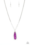 Paparazzi "Magical Remedy" Purple Necklace & Earring Set Paparazzi Jewelry