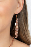 Paparazzi "Everlasting Endearment" Copper Necklace & Earring Set Paparazzi Jewelry